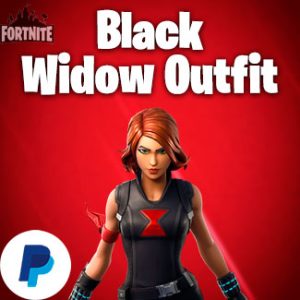 Fortnite Account with skin: Black Widow Outfit