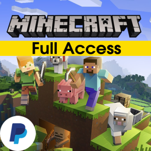 Minecraft Account:  Full Access