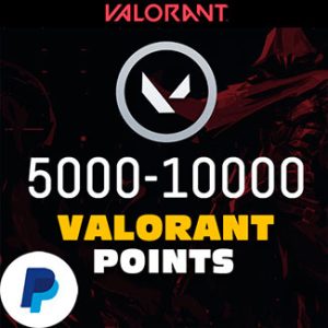 Valorant account with Valorant Points 5000-10000